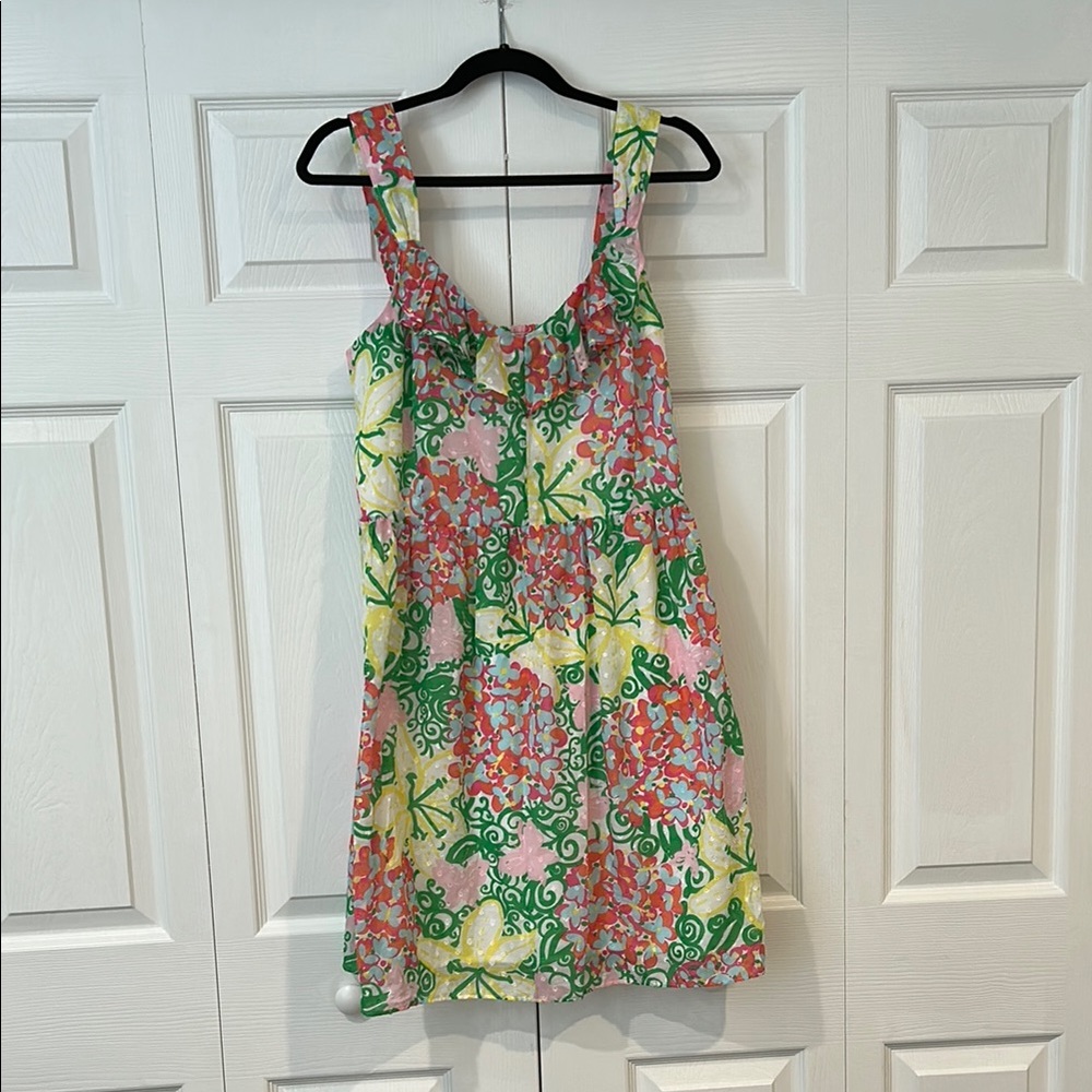 Lilly Pulitzer Peggy Dress Mariposa floral spring sun dress